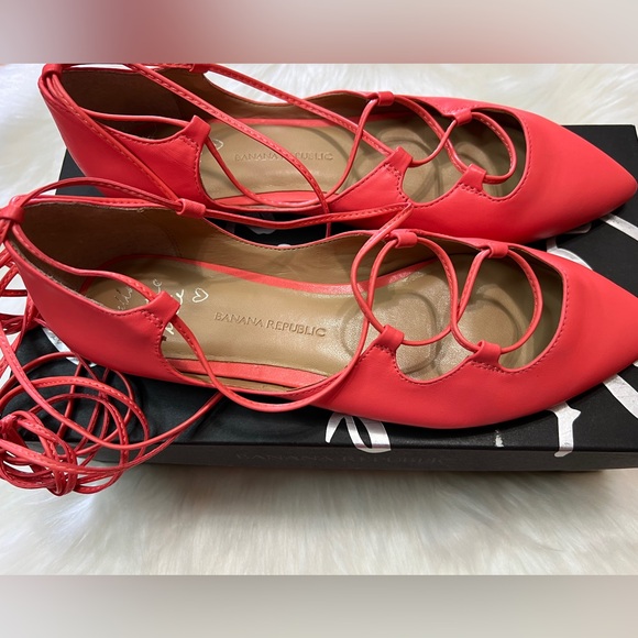 Banana Republic Allie Flat Shoe Tie straps - Picture 3 of 7